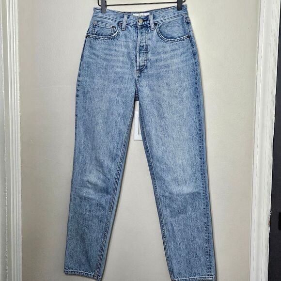 Aritzia Denim Forum The BF High Rise Loose Fit Denim Jean W26 L28 - Picture 8 of 12